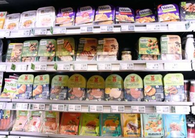 Vegane Produkte bei Rewe Pagoulatos in Schwabing